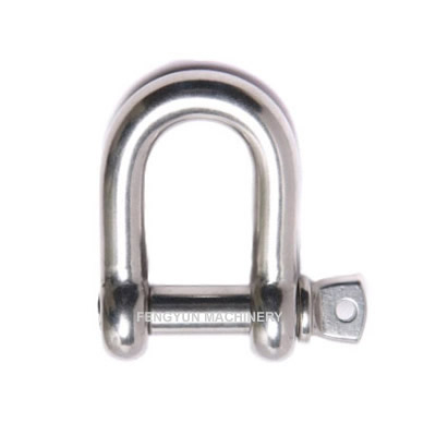 Stainless Steel Screw Pin D Shackle JIS Type